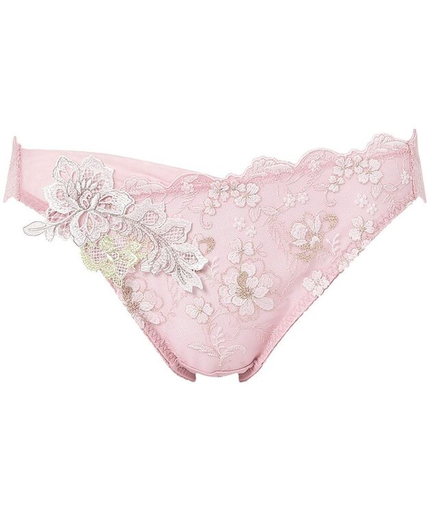 Wing ショーツ Wing Lesiage PB4010とペア 【後ろ姿きれいブラ】 はきこみ丈あさめ PF4010 ウイング／ワコール ロマンピンク