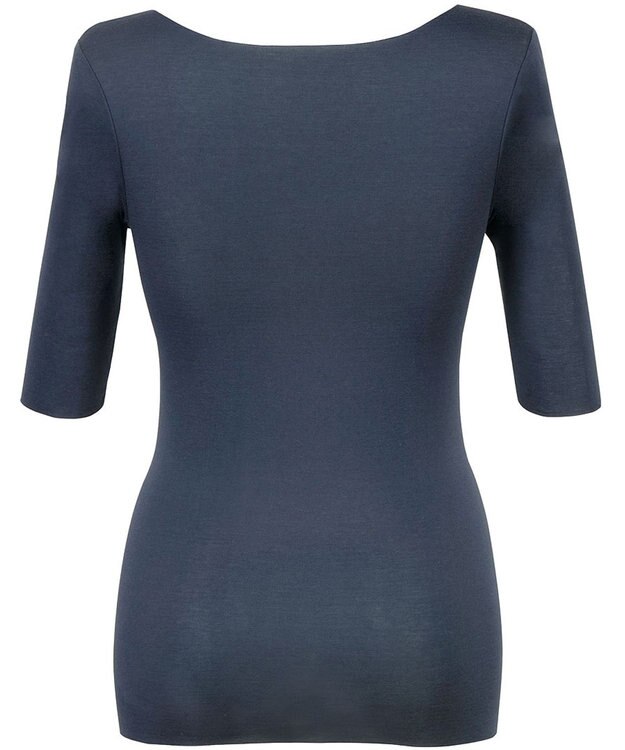 Wing インナー 【綿の贅沢オーガニック　フラットタイプ】 オーガニックコットン混素材 ひびきにくくさらっと薄くて軽い ５分袖 EL1548 ウイング／ワコール コン