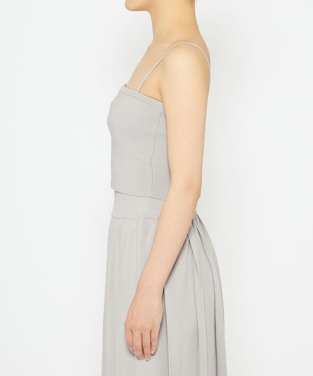 uncrave 【手洗い可】ドライタッチ ニット カップ付き バンドゥ（uncrave WHITE） アイスグレー