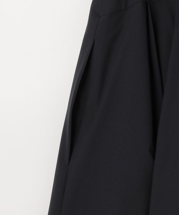 組曲 【速乾・撥水】ハイカウントタフタ スカート ネイビー系