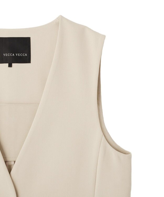 YECCA VECCA ノーカラージレ Light Beige