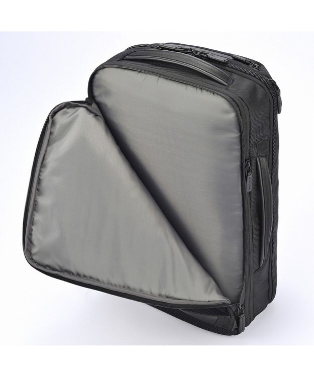 ACE BAGS & LUGGAGE ace. デュアルポーズ A4ファイル 15.6インチPC収納 エキスパンド ビジネスリュック 35113 ブラック