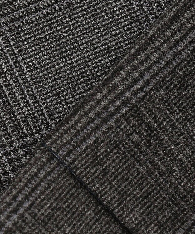 ANY SIS 【蓄熱効果】サーモトロン 2WAYストレッチ ワイドパンツ チャコールチェック