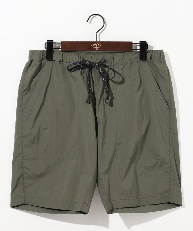 JOSEPH ABBOUD MOUNTAIN 【軽量/ストレッチ/ECO撥水】ライトワッシャーストレッチ アウトドアイージー ショーツ カーキ系