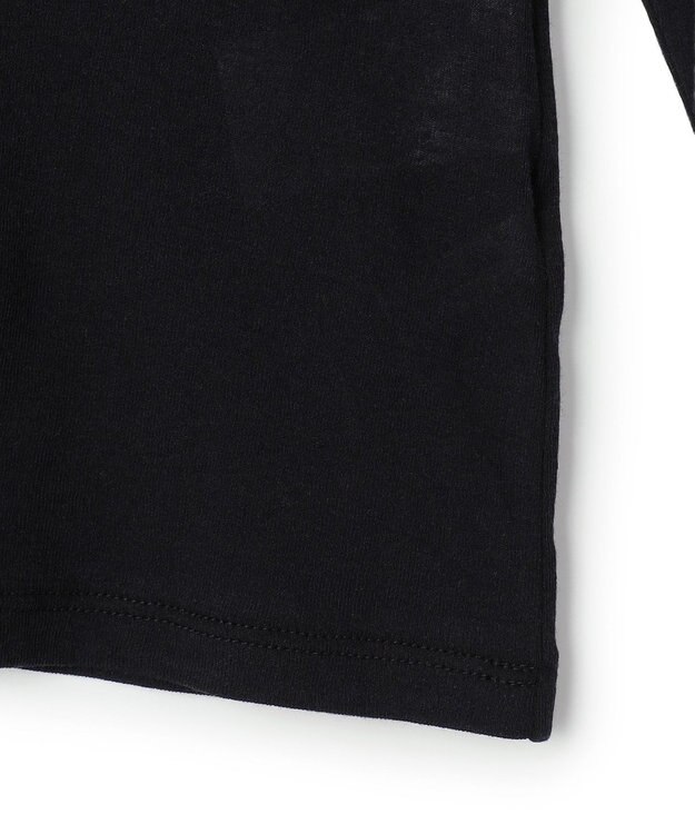 23区 【先行予約】シアーフライス レイヤード タートル カットソー ブラック系