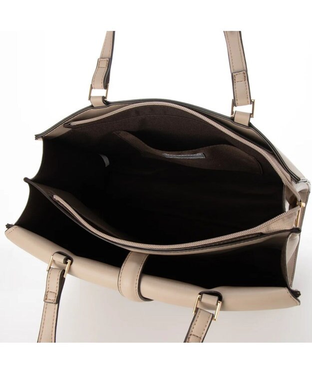 UNBILLION cachecache WEB限定ヒネリディテールA4トートバッグ オーク