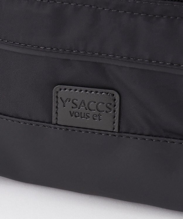 Y'SACCS 【Y’SACCS vous et】ナイロン×ポリウレタン ショルダー ブラック
