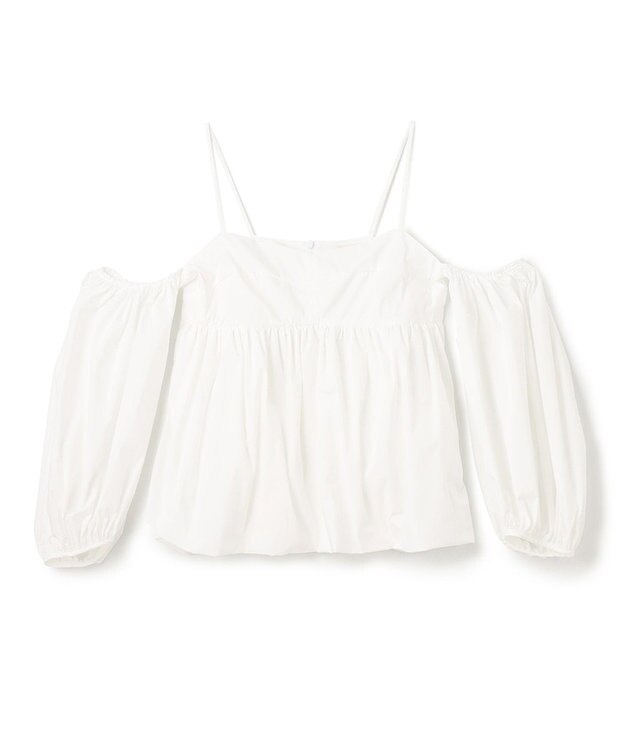 BEIGE， PROTAGONISTA / パフブラウス White