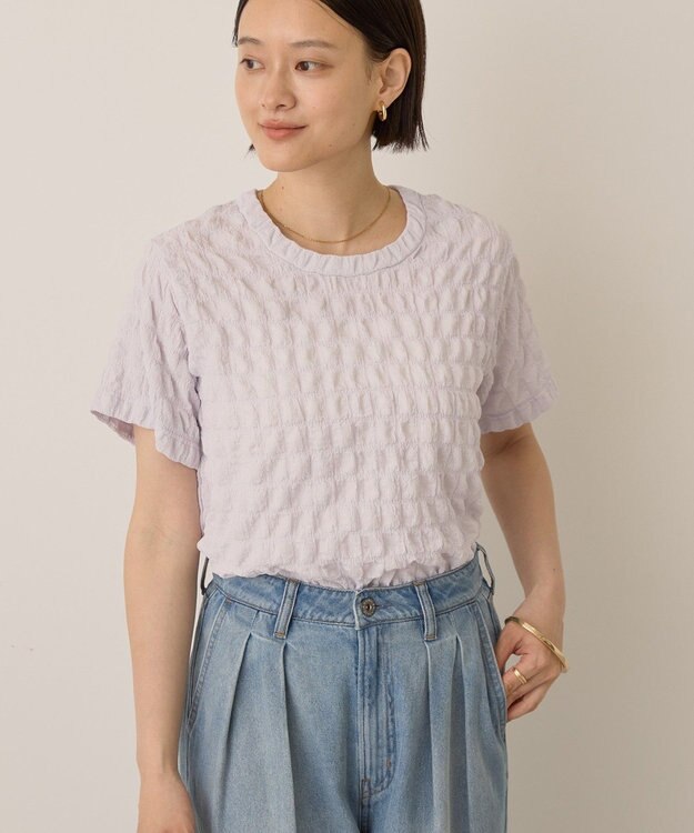 AMERICAN HOLIC ポコポコ半袖プルオーバー Lavender