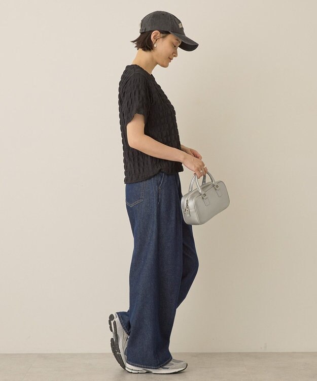 AMERICAN HOLIC ポコポコ半袖プルオーバー Black