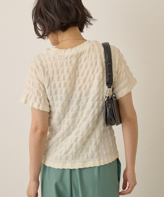 AMERICAN HOLIC ポコポコ半袖プルオーバー Ivory