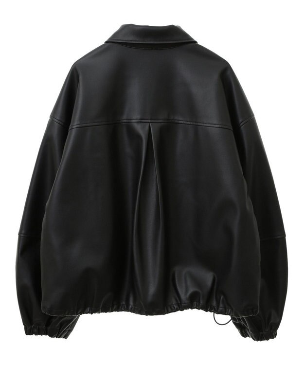 Green Parks フェイクレザージャケット Black