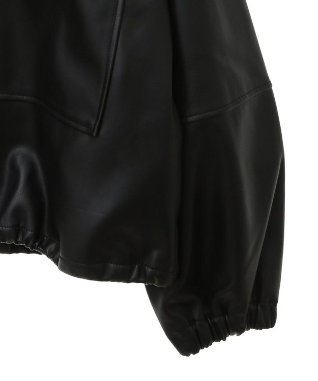 Green Parks フェイクレザージャケット Black