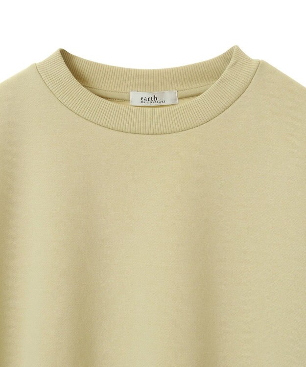 earth music&ecology ドロストヘムスウェット Yellow