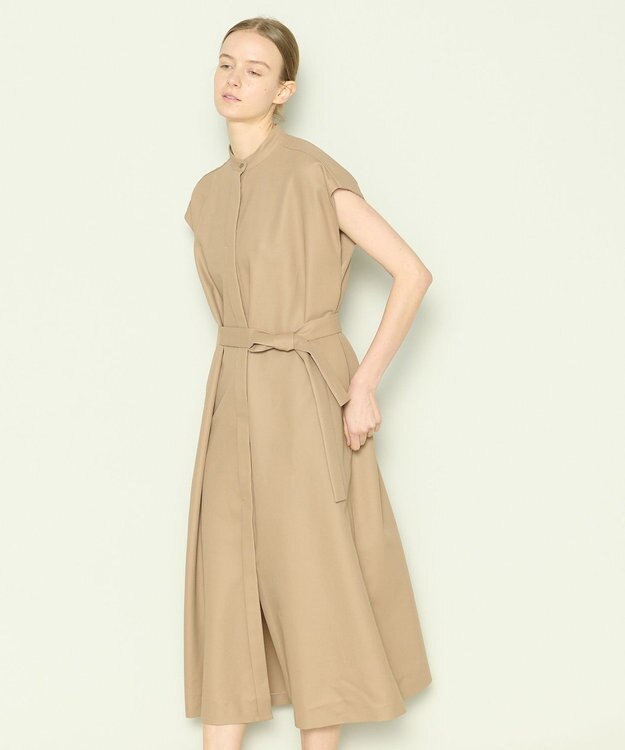 JOSEPH 【洗える】ボイルコットン　ドレス ブラウン系