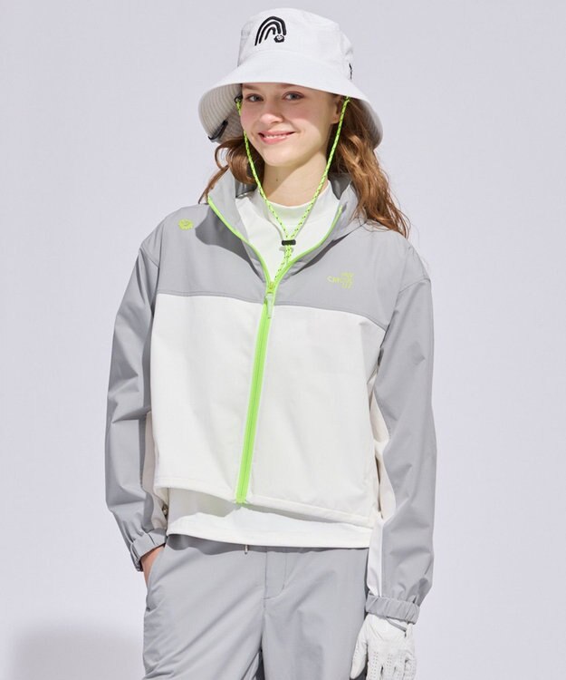 PW CIRCULUS 【花粉がつきにくい】【WOMEN】スプリングジャケット ゴルフウェア レディース グレー系