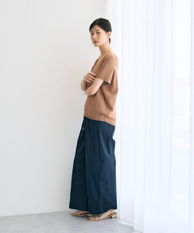 YECCA VECCA Vネックドルマンニット Camel