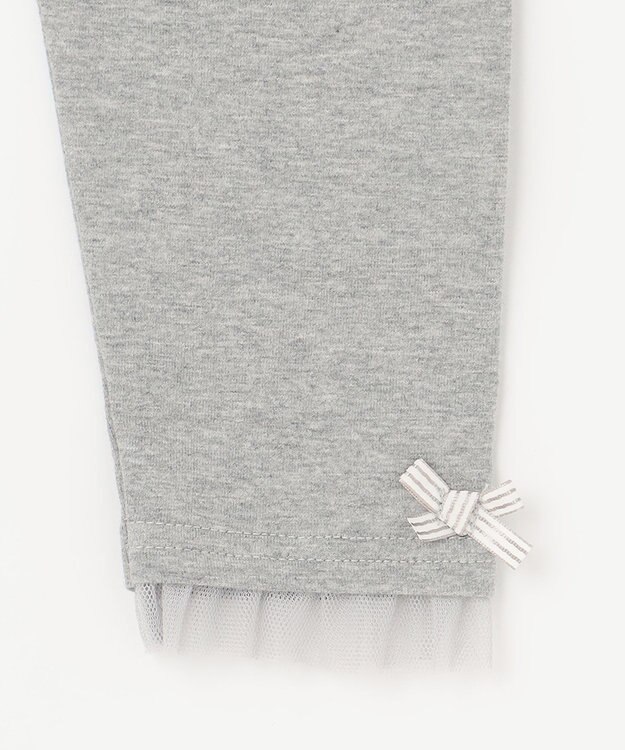 ANY KIDS フルレングス レギンス 杢グレー