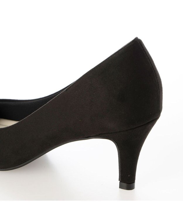 ing <Pitti>ポインテッドヒールパンプス ブラックスエード