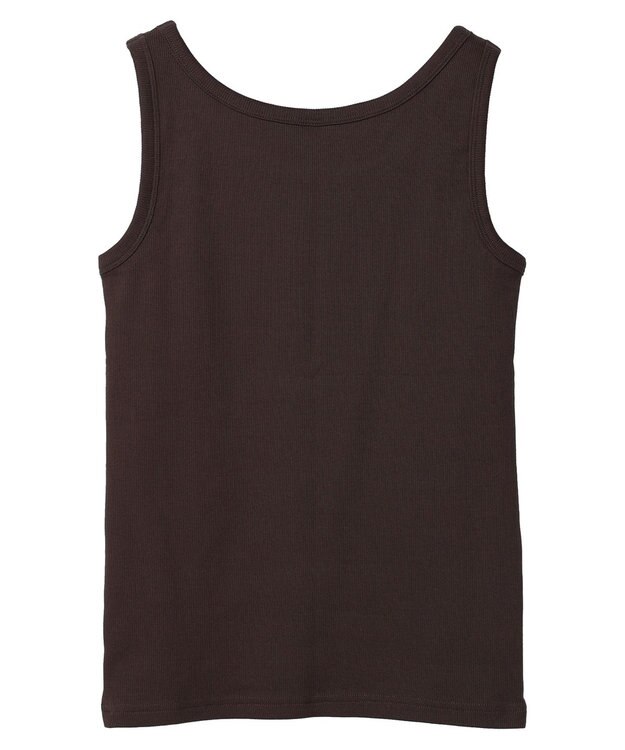 AMERICAN HOLIC Ｄａｉｌｙ！　テレコタンクトップ1 Brown