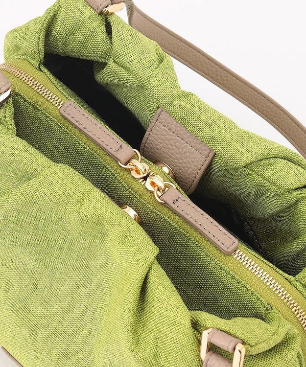 LA BAGAGERIE ナチュラルタックトート グリーン