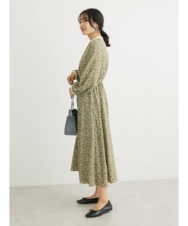 Green Parks ・ＥＬＥＮＣＡＲＥ　ＤＵＥ　コバナパイピングワンピ Khaki