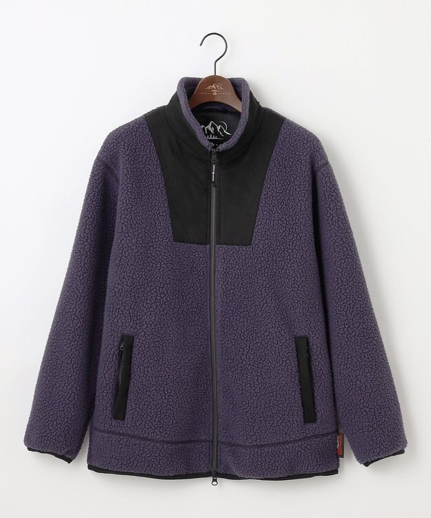 JOSEPH ABBOUD MOUNTAIN 【Eco素材】ポーラテック ボアフリース ブルゾン パープル系