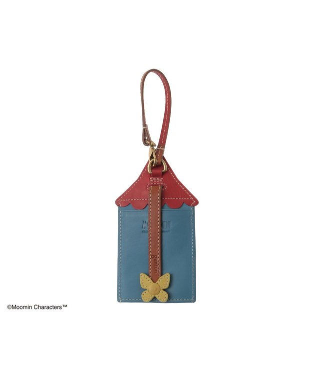 genten MOOMIN collection キークロシェット「ムーミンやしき」 ブルー