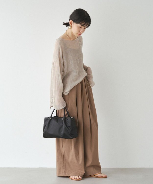 russet ナイロン三層2WAYミニトートバッグ(CE-1580) Black