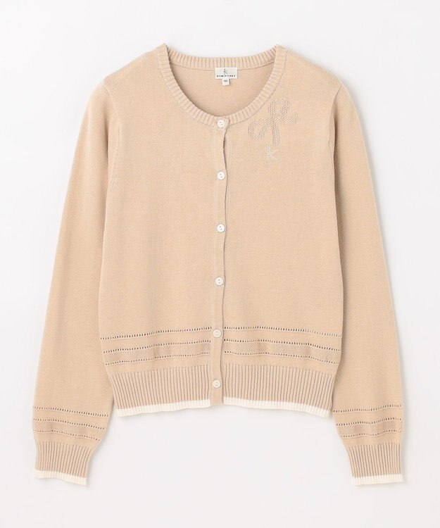 組曲 KIDS 【150-160㎝】クラシック カーディガン ベージュ