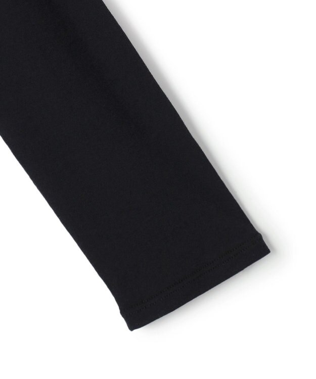 23区 【先行予約】シアーフライス レイヤード タートル カットソー ブラック系