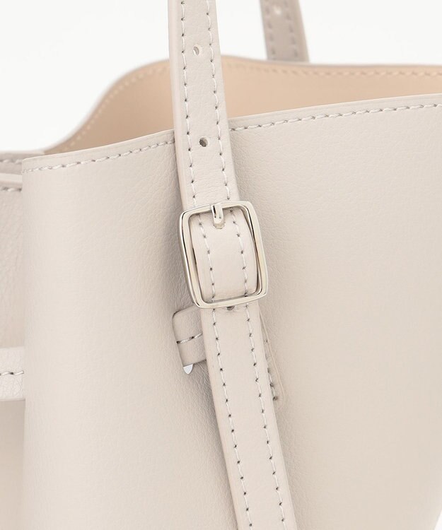 ICB メタルバックルミニトート トープ系