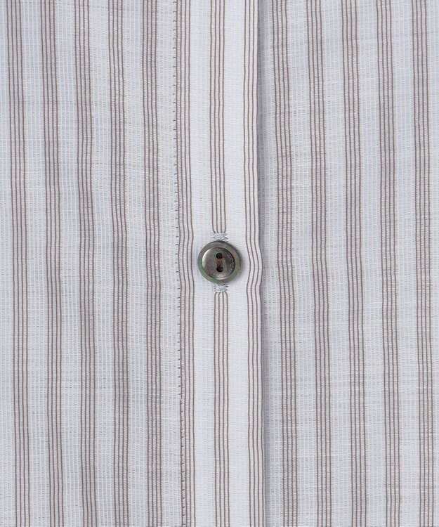 J.PRESS LADIES L シアーピンストライプ カットソー スカイブルー×スレート系1