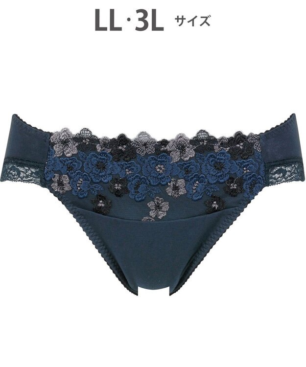 Wing ショーツ KB2060とペア 綿混素材（身生地部） やさしいはきごこち ナチュラルアップブラ はきこみ丈あさめ KF3360 ウイング／ワコール ダークブラウン