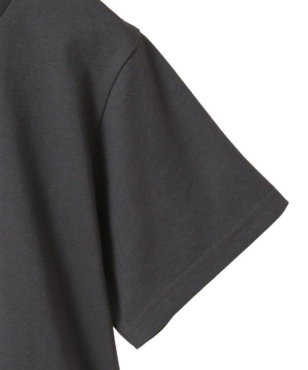 earth music&ecology アソートロマンティックグラフィックＴ Dark Gray