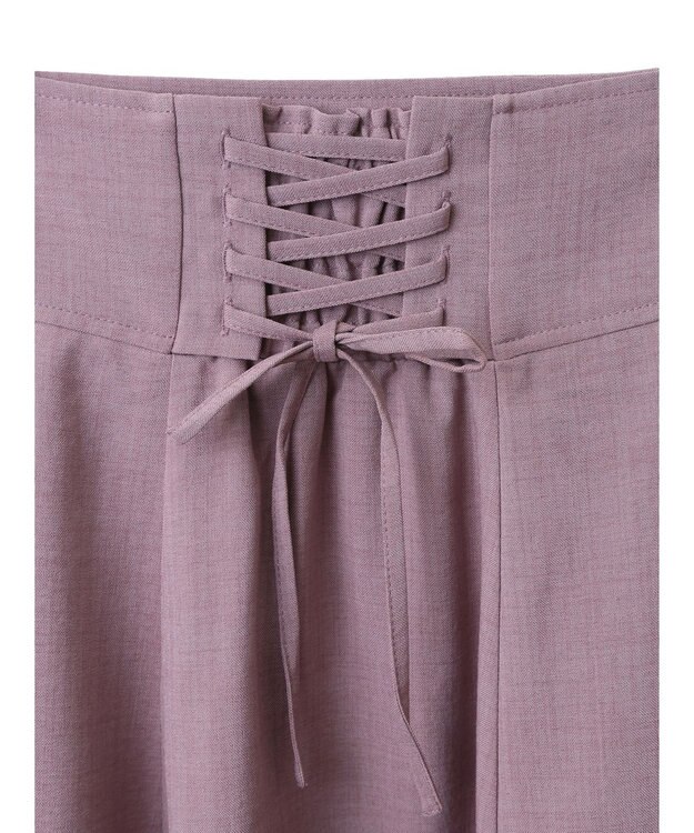 earth music&ecology バックレースアップスカート Pink