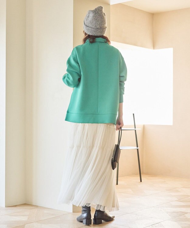 AMERICAN HOLIC ティアードチュールスカート Ivory