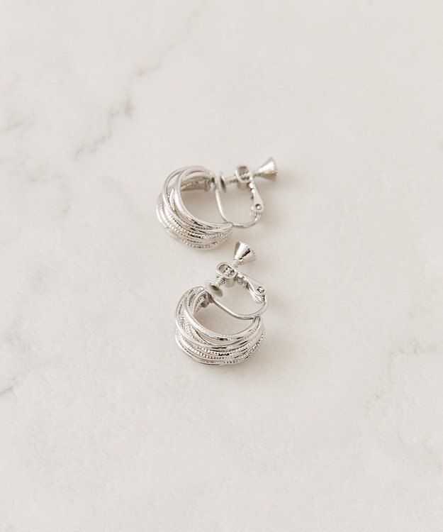 AMERICAN HOLIC マルチフープライクイヤリング Silver