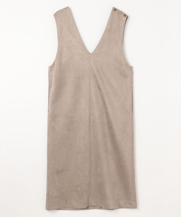 ANY L 【洗濯機可能/ストレッチ】スエードライクジャンスカ モカ