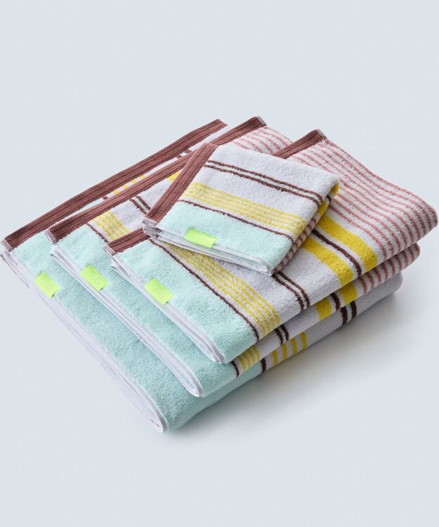 COQ 【SUPER ZERO】STRIPE VIBES ストライプエニータイムタオル ブラウン