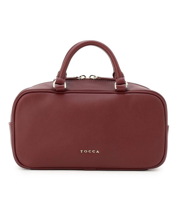 TOCCA CLAVIER LEATHER BOSTON BAG ボストンバッグ【古畑星夏さん着用】 ボルドー系