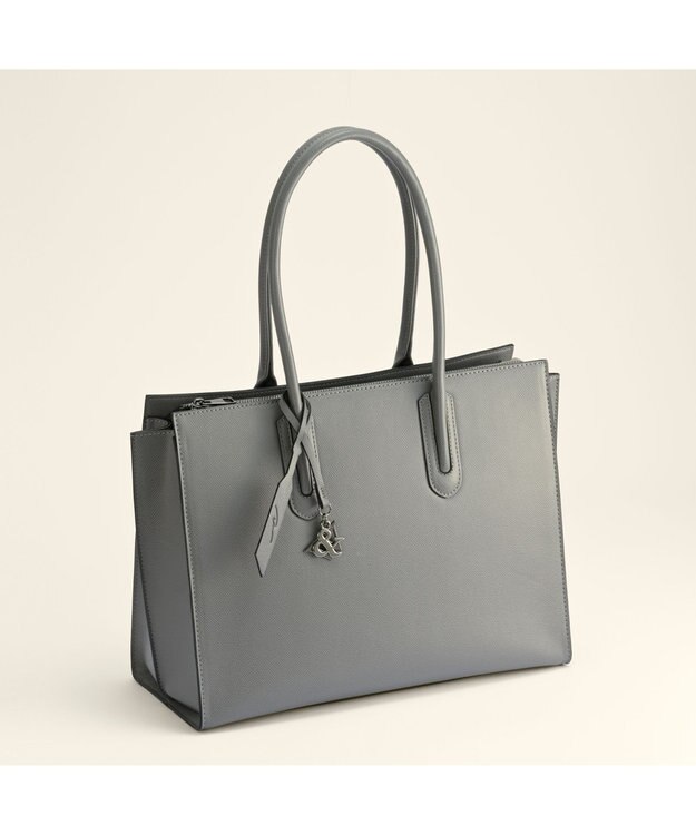 ACE BAGS & LUGGAGE W&.Day/Night スムーク トートバッグ A4サイズ 19192 ダブルアンドデイナイト ダークグレー
