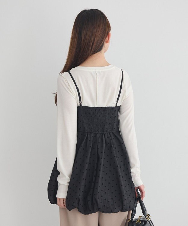 earth music&ecology ドットバルーンキャミチュニック Dot