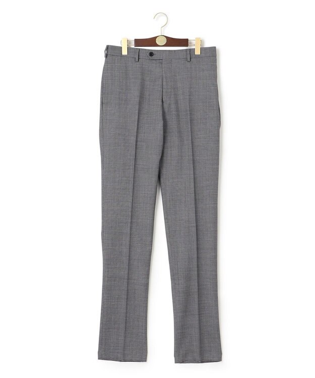 J.PRESS MEN 【WEB・一部店舗限定】ウォッシャブル バーズアイ スラックス ライトグレー系