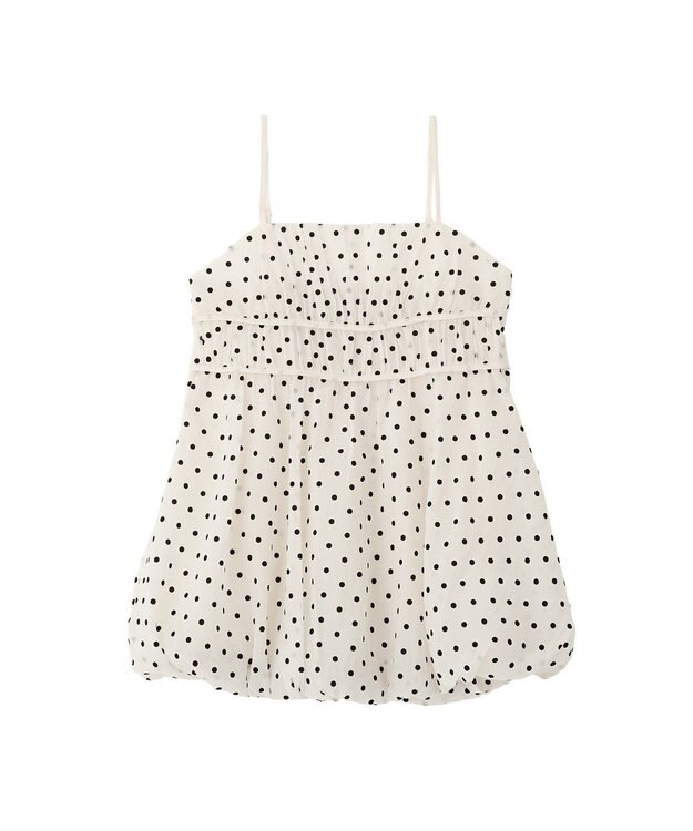 earth music&ecology ドットバルーンキャミチュニック Dot