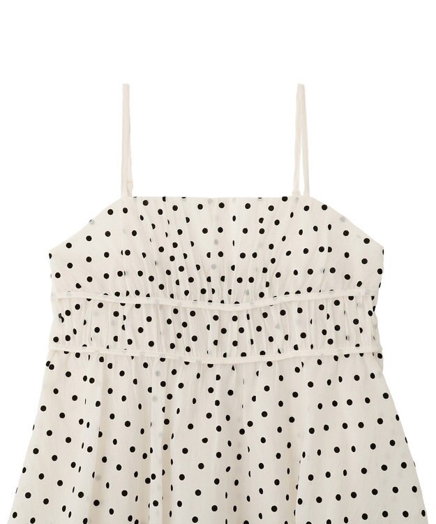 earth music&ecology ドットバルーンキャミチュニック Dot