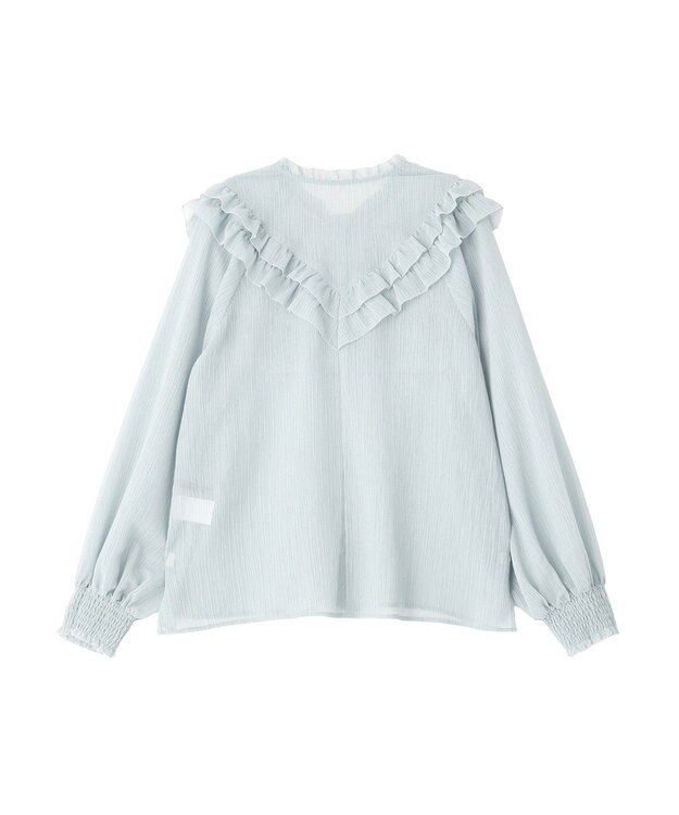 YECCA VECCA ラッフルレースブラウス Mint
