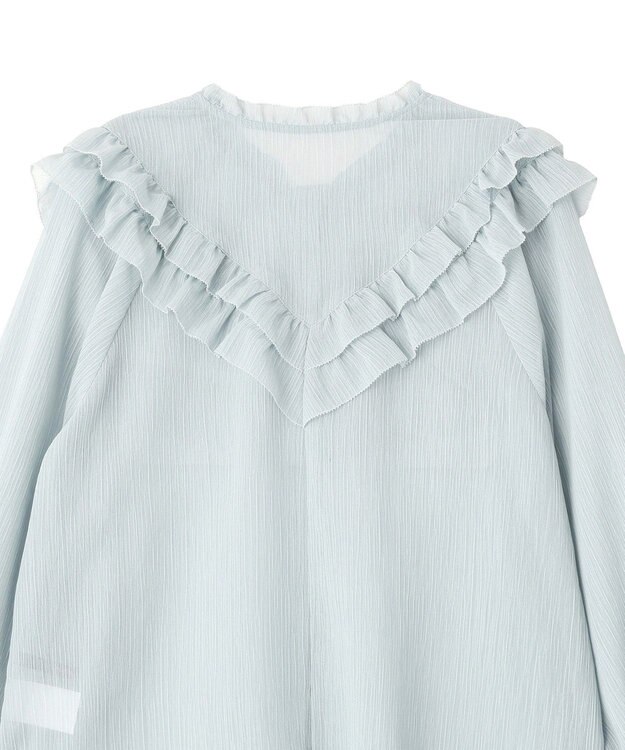 YECCA VECCA ラッフルレースブラウス Mint