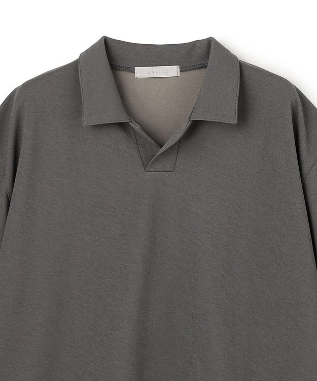 UNFILO MENS さらさらドライ クリーンポロ グレー