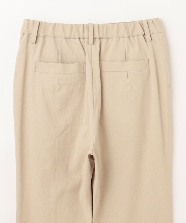 GRACE CONTINENTAL スリムフレアパンツ ベージュ